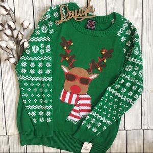 New Ladies Reindeer Ugly Christmas Sweater 🎅🏻